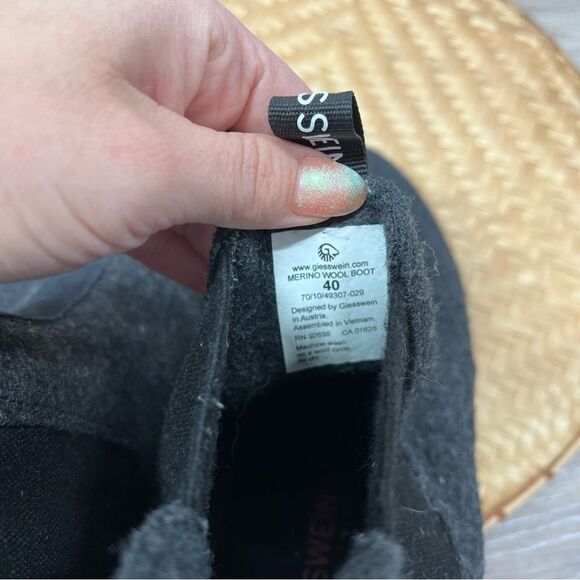 Giesswein merino wool classic ankle boots - Picture 6 of 8